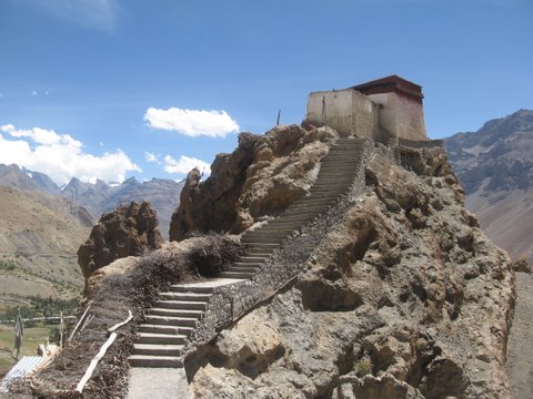 At Dhankar Monastery