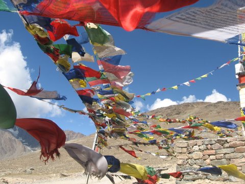 Tibetan Flags at Kunzum Pass
