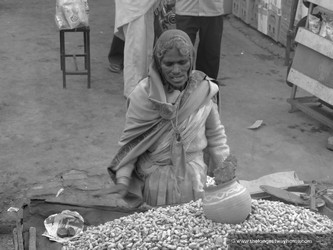 Peanut seller, India
