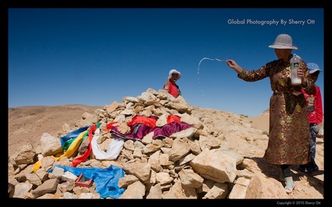 Milk Blessings, Gobi Desert, Mongolia