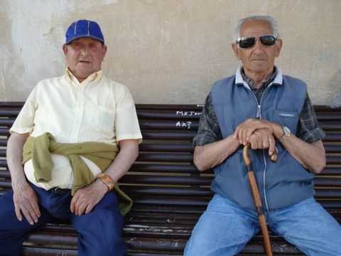 Camino de Santiago - Old Men Resting