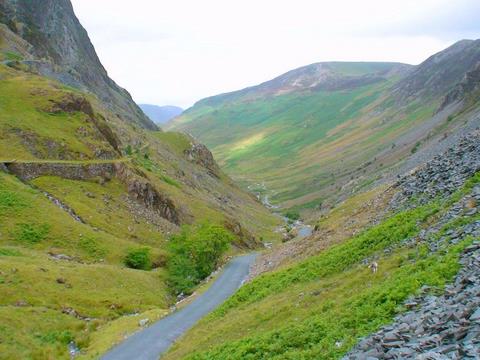 The Honister Pass, for our trip from the Western Lakes to Keswick
