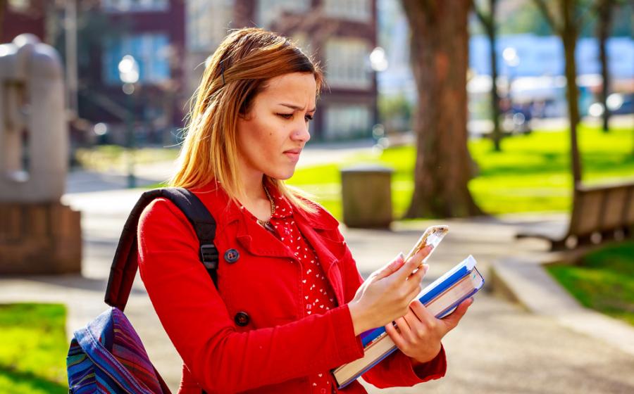 Young Woman College Student