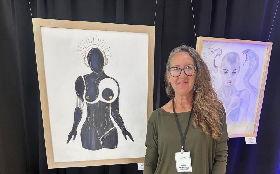 Artist Juliana Davidson Ross