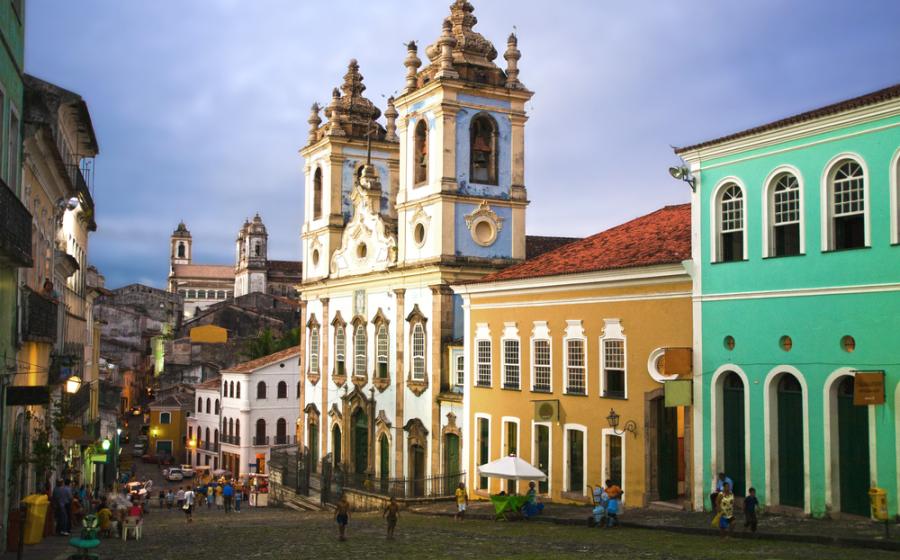 Rosario dos pretos church in salvador of bahia