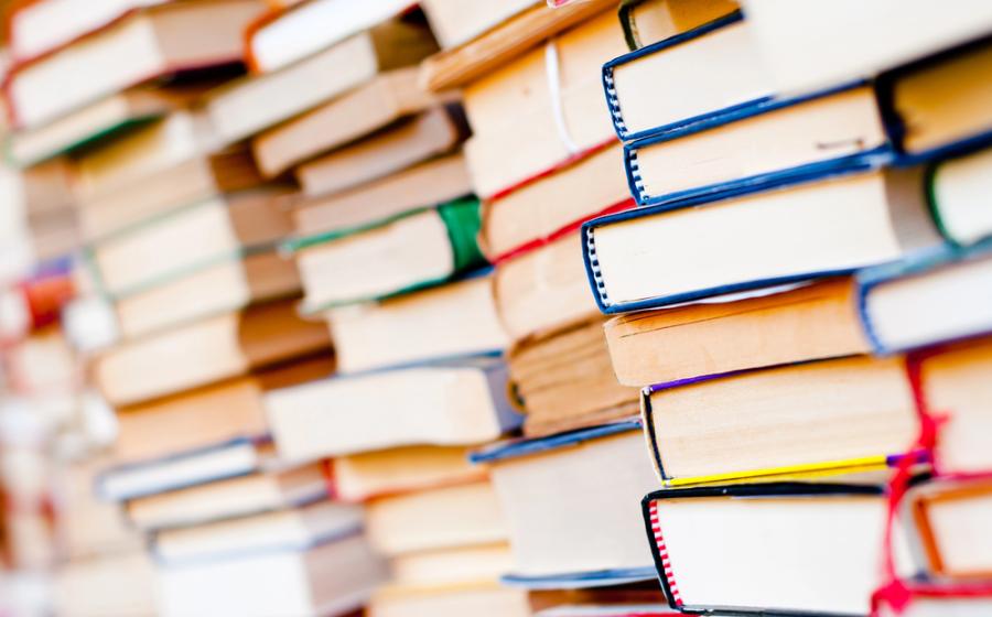 stacks of books