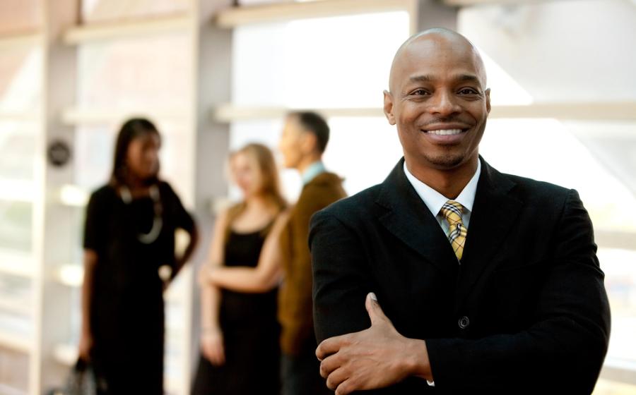smiling businessman