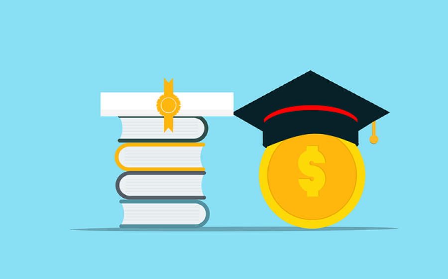 graduation and books graphic