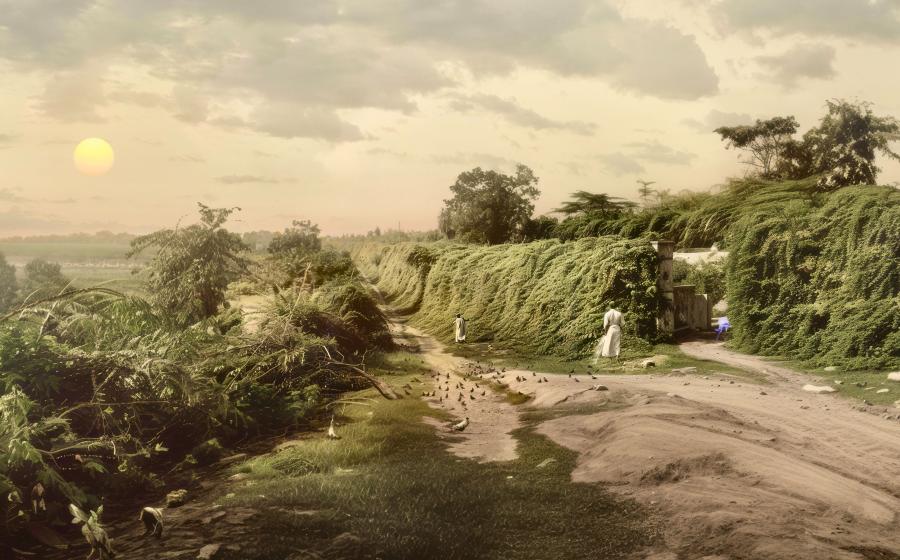 Film still from The Hedge of Halomancy, 2025  