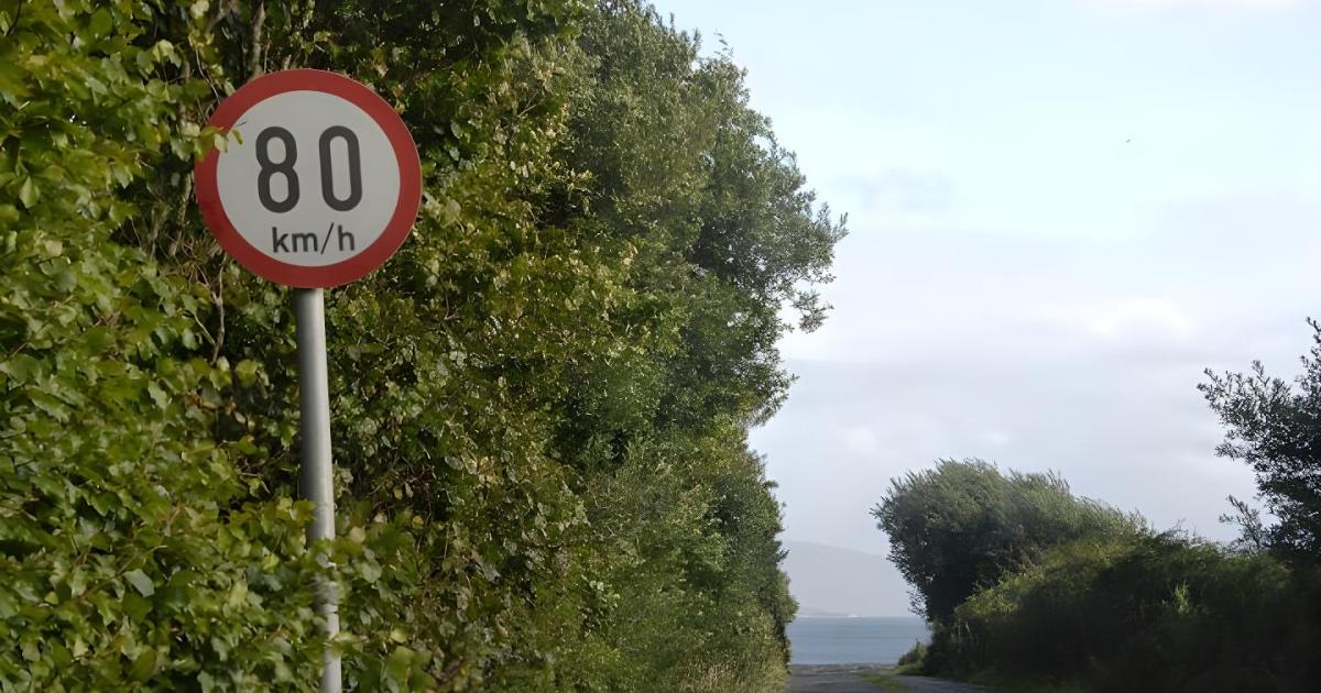 Ireland road sign