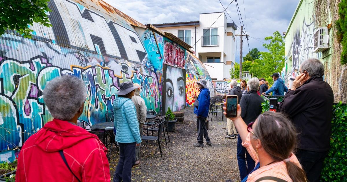 Portland art walking tour
